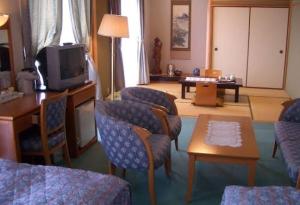 Μια τηλεόραση ή/και κέντρο ψυχαγωγίας στο Hotel Big Marine Amami