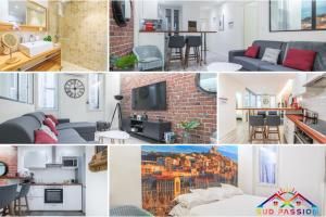 SUD PASSION - Fada Vieux Port - Calme - Linge de qualité - Lit king size - Fibre廚房或簡易廚房