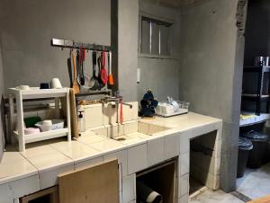 Koupelna v ubytování 破豆基地