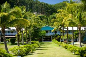 Zahrada ubytování Raiatea Lodge Hotel