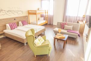 Katil atau katil-katil dalam bilik di B&B Hotel Peter und Paul