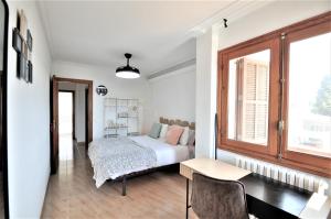 Łóżko lub łóżka w pokoju w obiekcie Hermosa casa de vacaciones CA NA MALEN