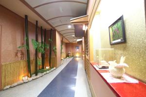 Televisi dan/atau pusat hiburan di Shiobara Onsen Hotel Ohruri