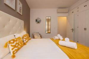 En eller flere senge i et værelse på Villa Araucana