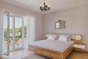Postel nebo postele na pokoji v ubytování Villa Mokka - Perfekt ausgestattete Villa in hervorragender Lage