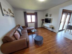 TV a/nebo společenská místnost v ubytování Apartments Amfora