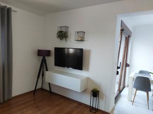 TV a/nebo společenská místnost v ubytování Apartments Amfora