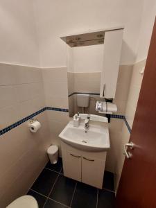 Koupelna v ubytování Apartments Amfora