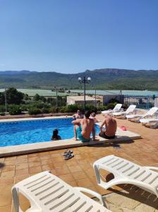 Bazén v ubytování Casa Levante - Casa Rural Los Cuatro Vientos nebo v jeho okolí