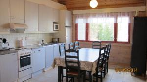 Kuchyň nebo kuchyňský kout v ubytování Lomakulkuri Apartments