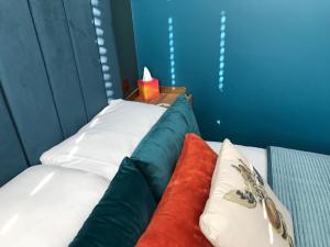 Amarillo Guesthouse客房内的一张或多张床位