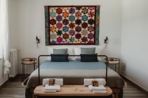 Giường trong phòng chung tại La Pianaccia