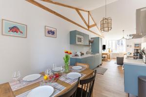 Kjøkken eller kjøkkenkrok på Sieck - Joli Appartement Vue mer
