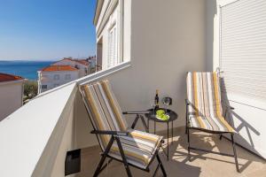 Balkón alebo terasa v ubytovaní Luxury Studio Apartment Honeymoon