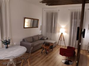 Posezení v ubytování 1571_SUITES A1
