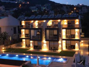 The swimming pool at or close to Stone House Aparts 1 plus 1 mit Poolterrasse Kalkan No 1