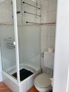 Koupelna v ubytování Ferienwohnung in Kappeln + 6 fotografií