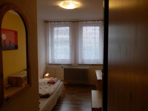 Katil atau katil-katil dalam bilik di Hotel Gól Prostějov