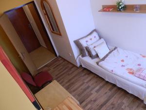 Katil atau katil-katil dalam bilik di Hotel Gól Prostějov