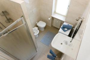 Koupelna v ubytování Melibi - Re Lear Apartments
