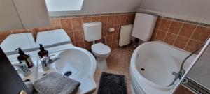 Kúpeľňa v ubytovaní Apartman for 4 Siófok