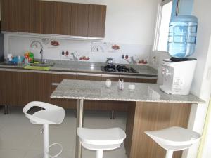 Kuchyň nebo kuchyňský kout v ubytování Condominio Terrazas del Sol