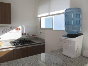 Kuchyň nebo kuchyňský kout v ubytování Condominio Terrazas del Sol