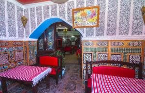 Posezení v ubytování Hotel Al kassaba