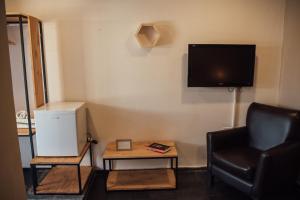 Kuchyň nebo kuchyňský kout v ubytování El Refugio Hotel