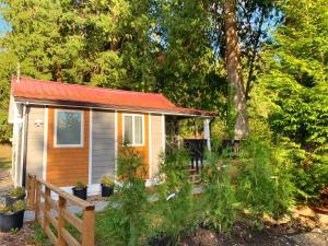 Um jardim no exterior de Bonniebrook Lodge