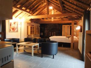 Posezení v ubytování Parkhotel Villa des Effats Vielsalm