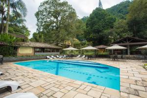 A piscina localizada em Hotel da Cachoeira ou nos arredores
