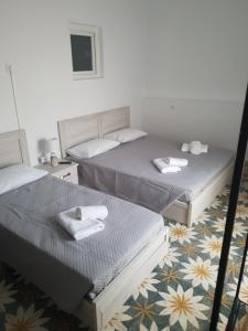 Posteľ alebo postele v izbe v ubytovaní Callisto room 4