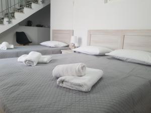 Posteľ alebo postele v izbe v ubytovaní Callisto room 4