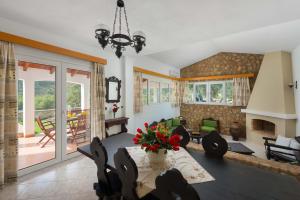 Posezení v ubytování Villa Krokali Lindos