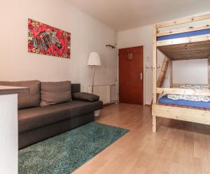 Ένα ή περισσότερα κρεβάτια σε δωμάτιο στο Pension Villa Louise