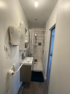 Koupelna v ubytování LA VILLA DEKO - Studio avec parking proche Université et Hôpital