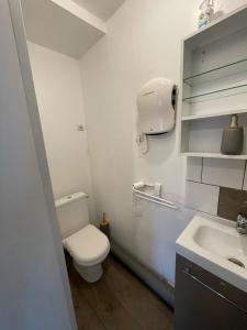 Koupelna v ubytování LA VILLA DEKO - Studio avec parking proche Université et Hôpital