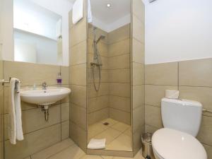 Koupelna v ubytování Hotel Nordhausen