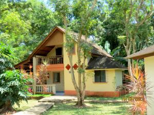 a house in the middle of a forest at ALONALAND RESORT in Panglao Island