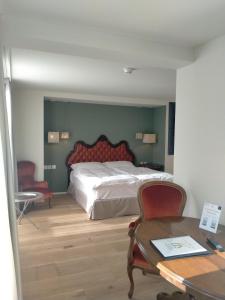 Postel nebo postele na pokoji v ubytování Hotel Meierhof
