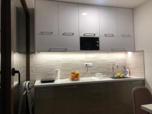 Dapur atau dapur kecil di Apartman Borovi Divčibare