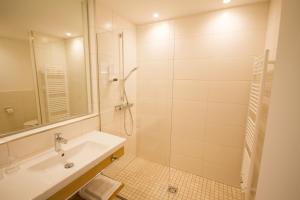 Ένα μπάνιο στο Hotel-Gasthof Beim Böckhiasl