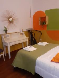 Postel nebo postele na pokoji v ubytování Habitación en peatonal de Concordia 25000 PESOS LA NOCHE
