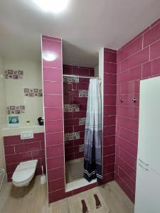 Koupelna v ubytování Apartmani NIKA
