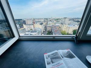 Výhľad na mesto Varšava alebo výhľad na mesto priamo z apartmánu
