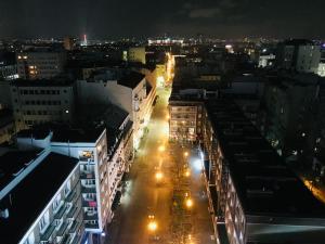 Výhľad na mesto Varšava alebo výhľad na mesto priamo z apartmánu