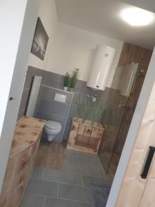 Kúpeľňa v ubytovaní Seechalet Rauchwart