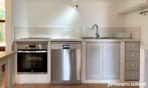 Køkken eller tekøkken på Casa Lilu Playa Migjorn - Formentera Natural