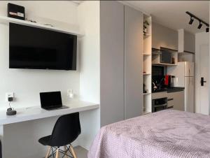Una cocina o zona de cocina en Studios Sampa - Parque Augusta